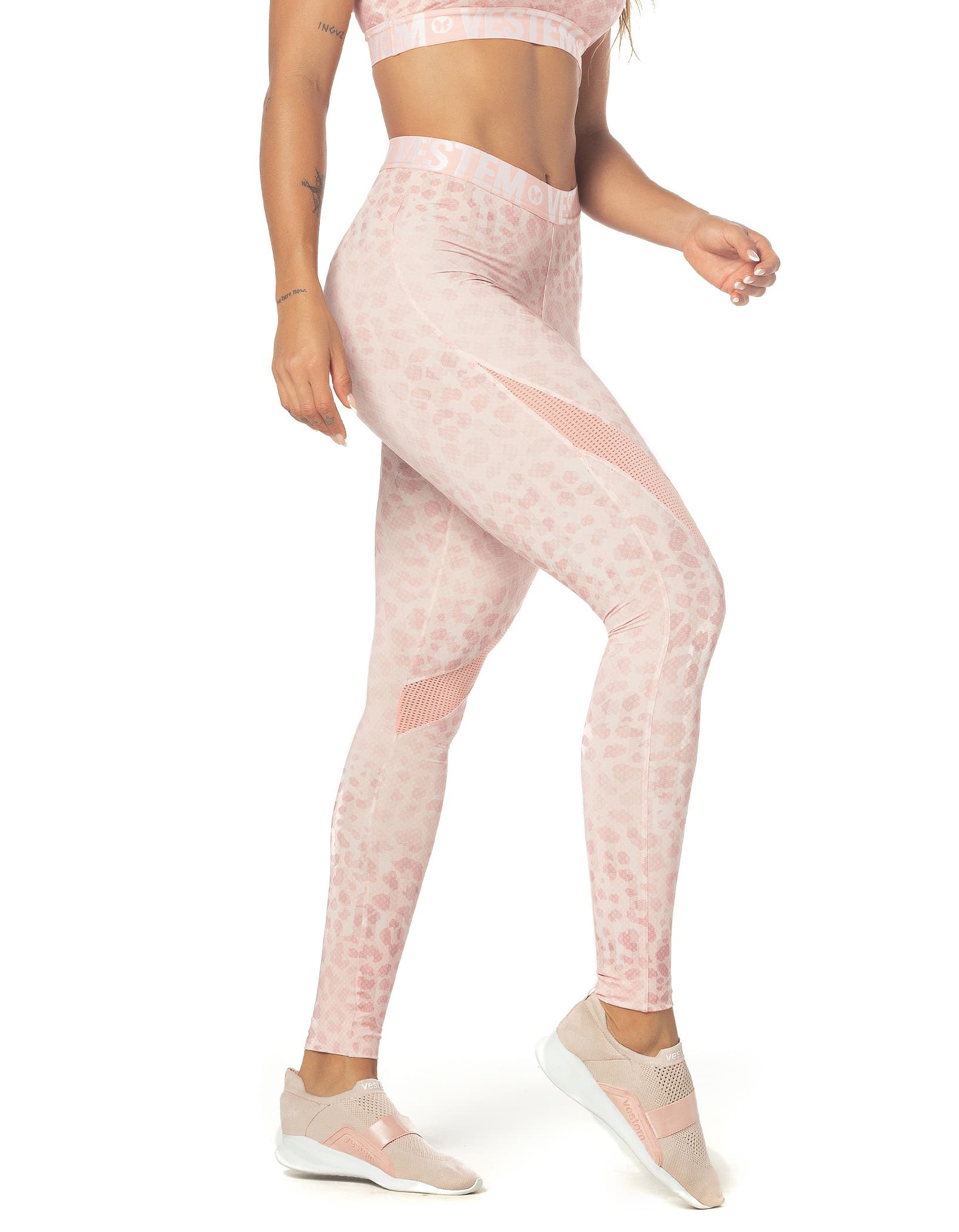 Vestem - Legging Fuso Lilah Savage Flower Rosa - FS1228.E1106