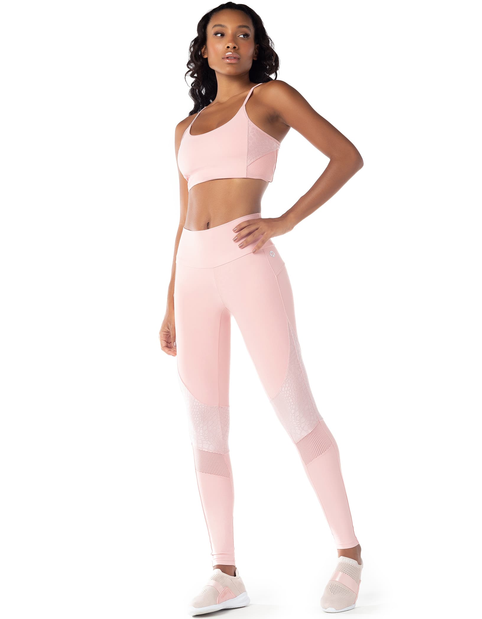 Vestem - Olivia pink Romance leggings - FS1208.C0243