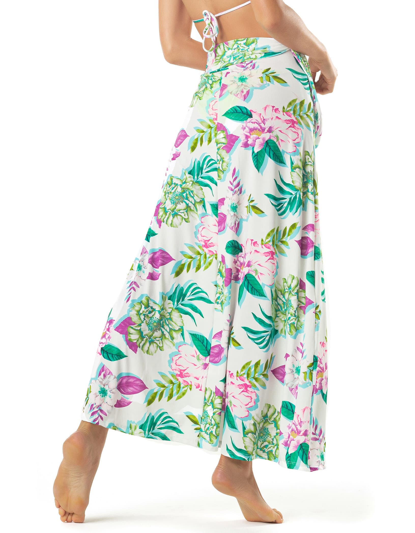 Vestem - Beach Cover-up Magnolia Floral White - SP273E1088