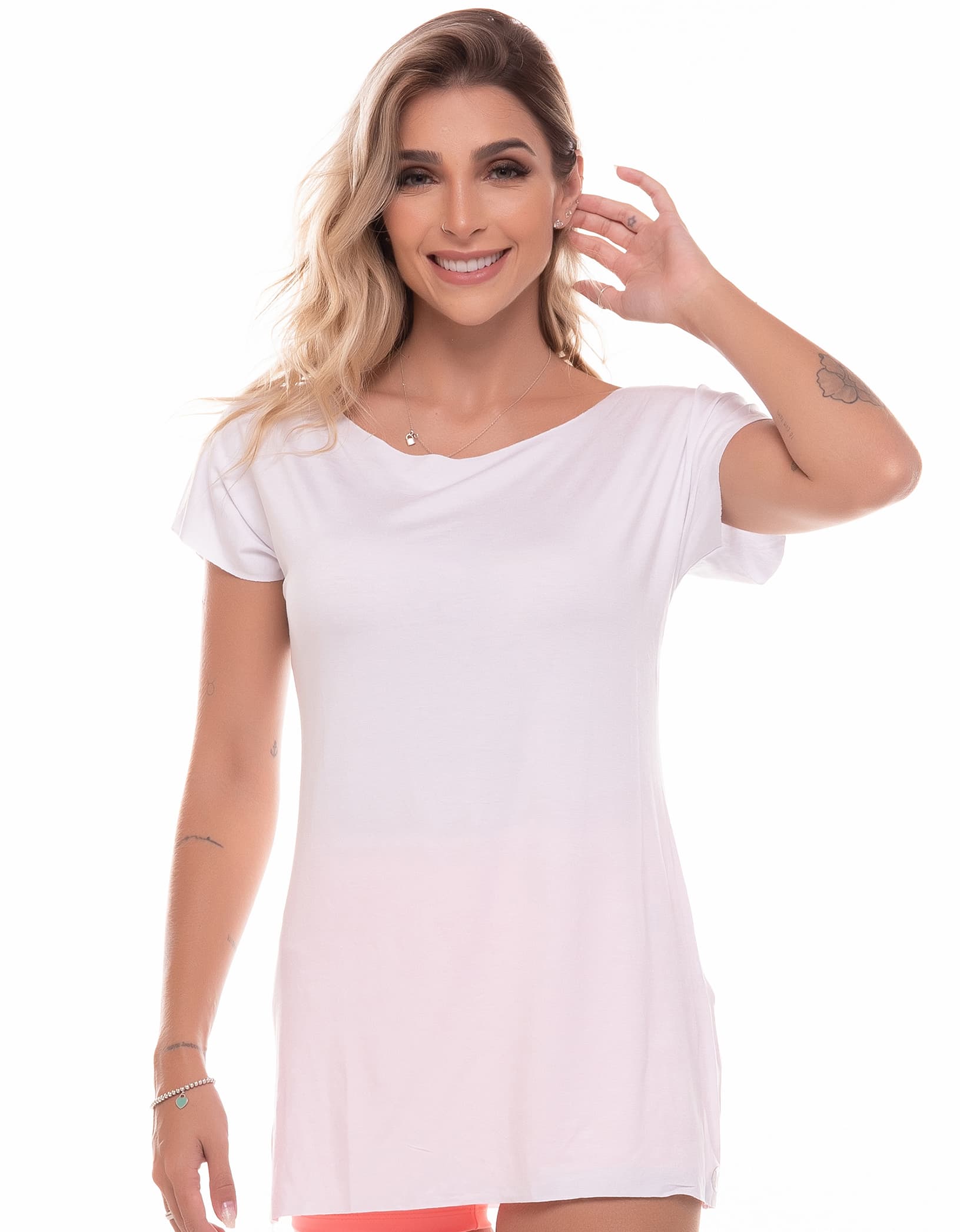 Vestem - Blusa Manga Curta Persist Branco - BMC85.C0001