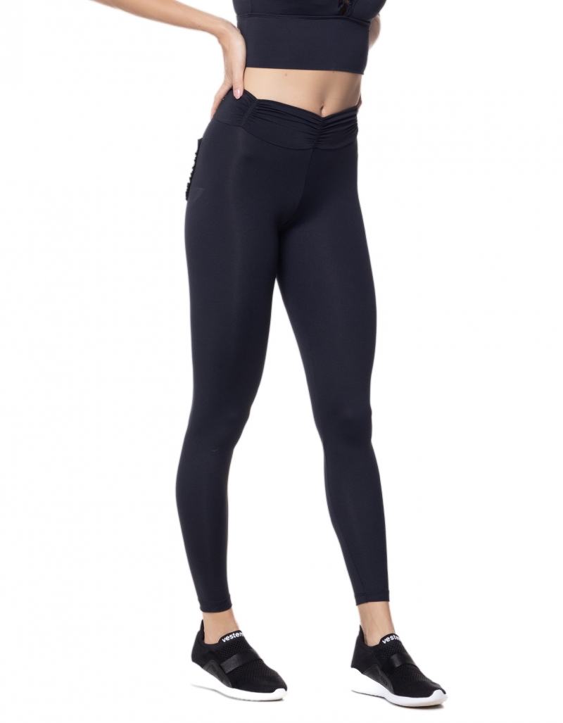 Vestem - Legging Fuso Ametista Preto - FS626.ESS.C0002