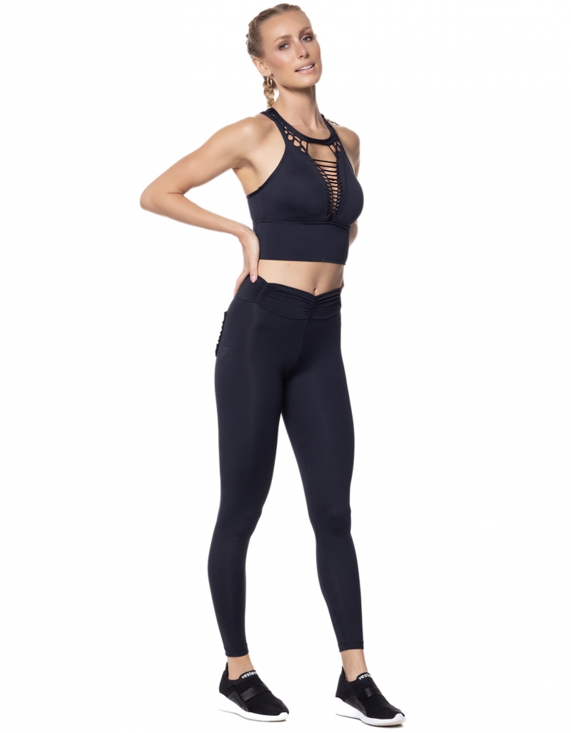 Vestem - Legging Fuso Ametista Preto - FS626.ESS.C0002