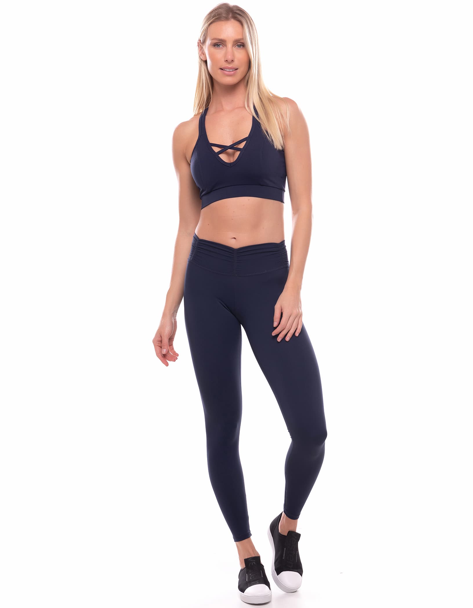 Vestem - Sports bra Exotic navy blue - TOP515.C0028