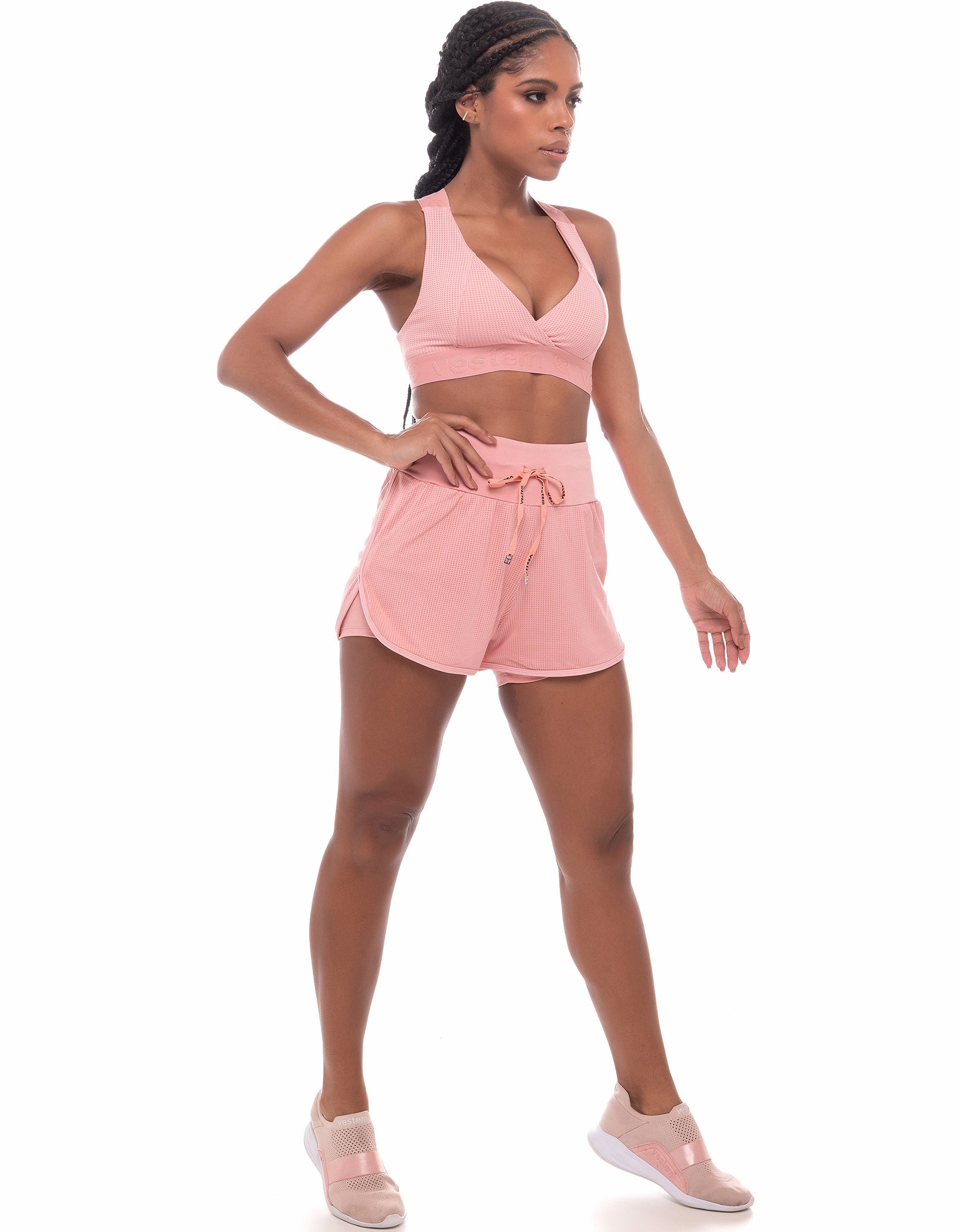 Vestem - Leblon Pink Romance Shorts - SH452C0243