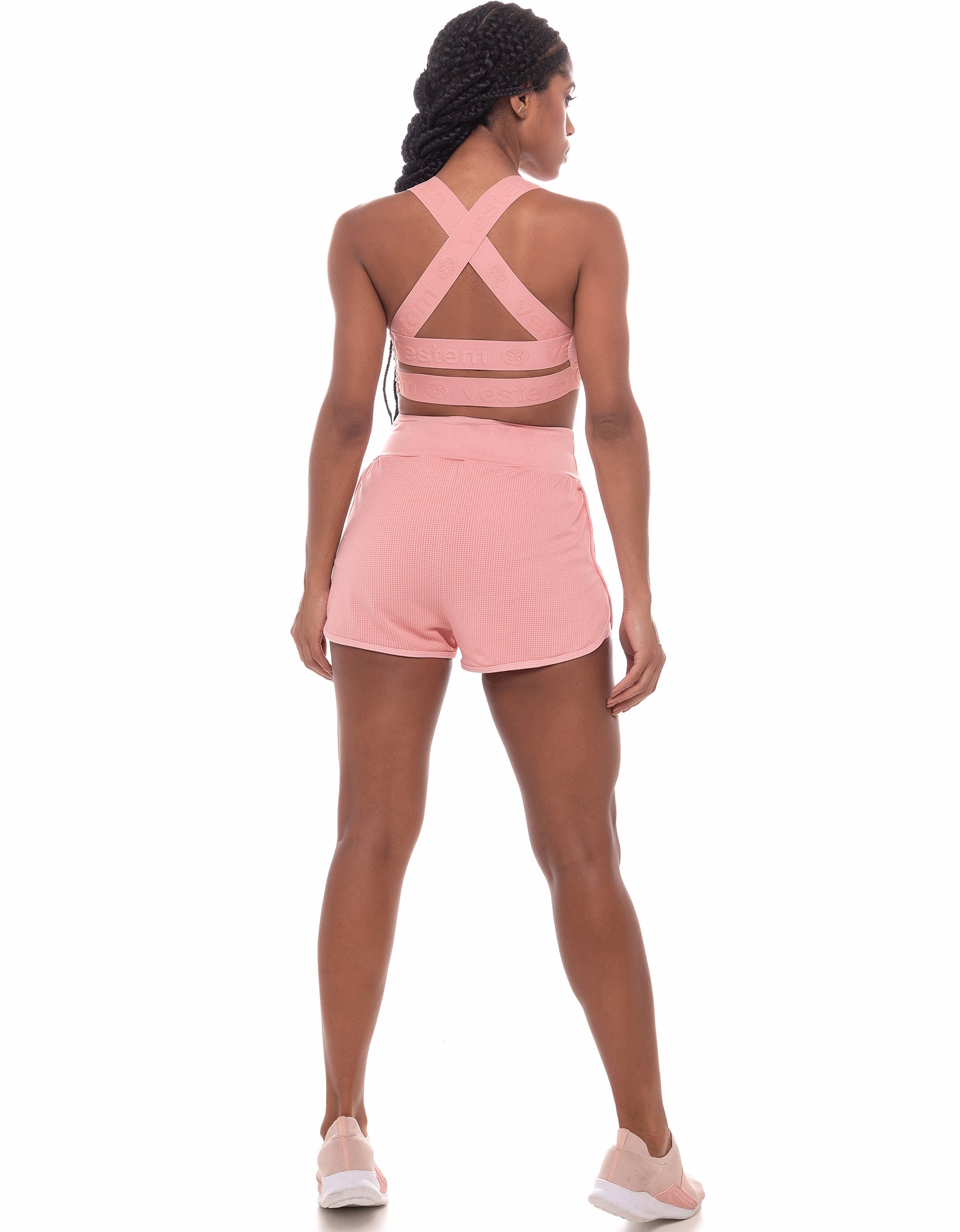 Vestem - Leblon Pink Romance Shorts - SH452C0243