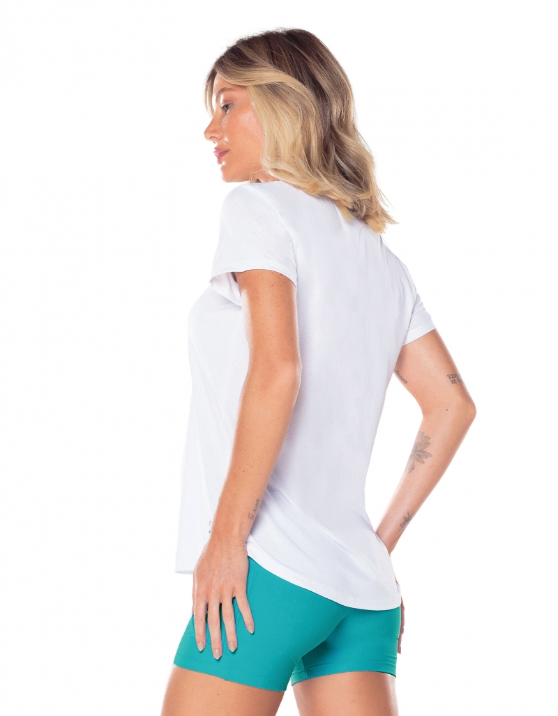 Vestem - Shirt Dry Fit Short Sleeve Janice White - BMC31.C0001