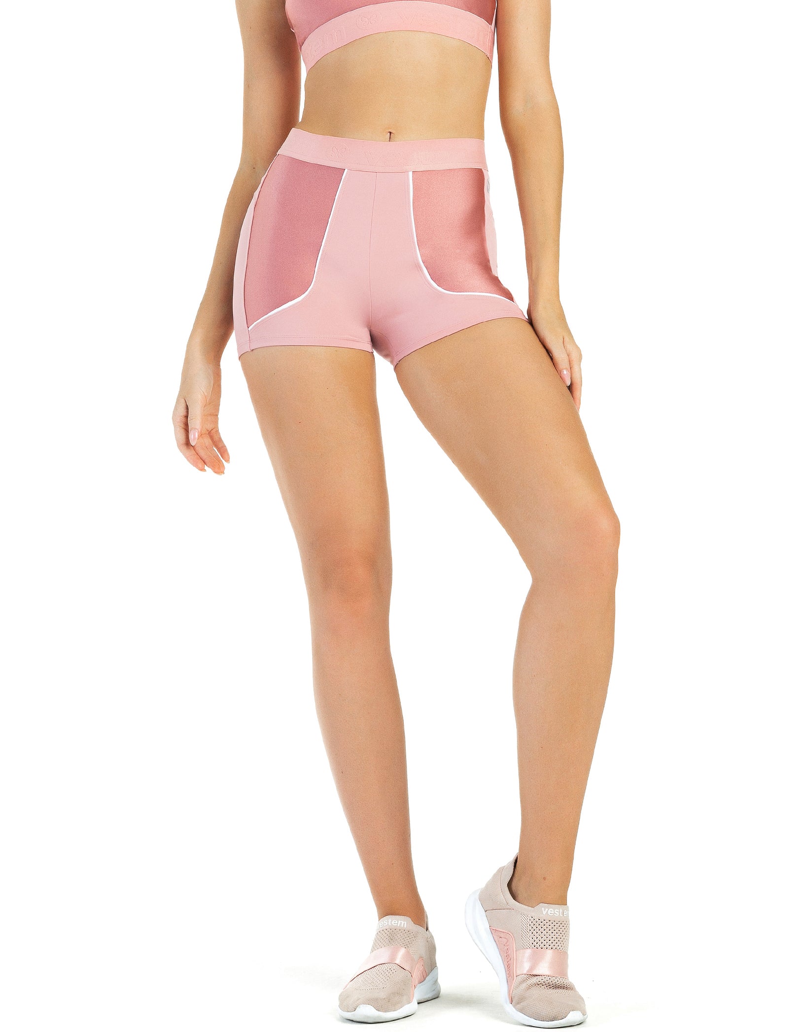 Vestem - Shorts Baru Rosa Romance - SH438.C0243