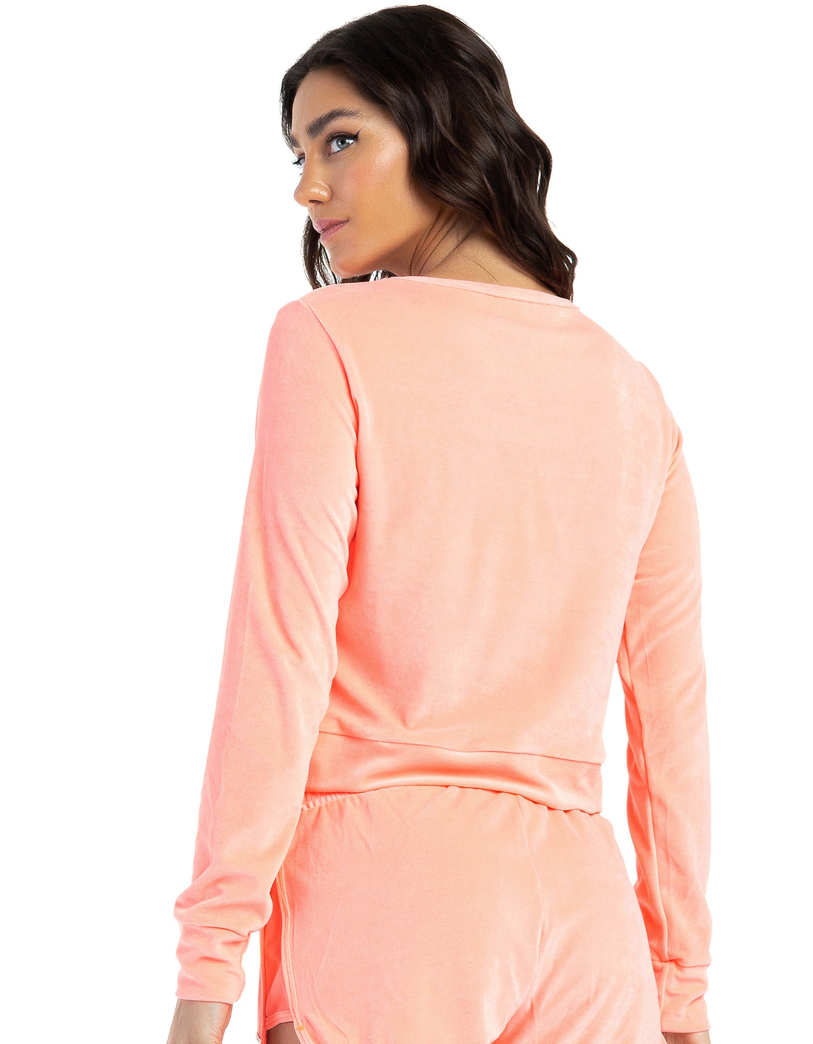 Vestem - Long Sleeve Shirt Washigton Coral Neon Orange - BML387C0247