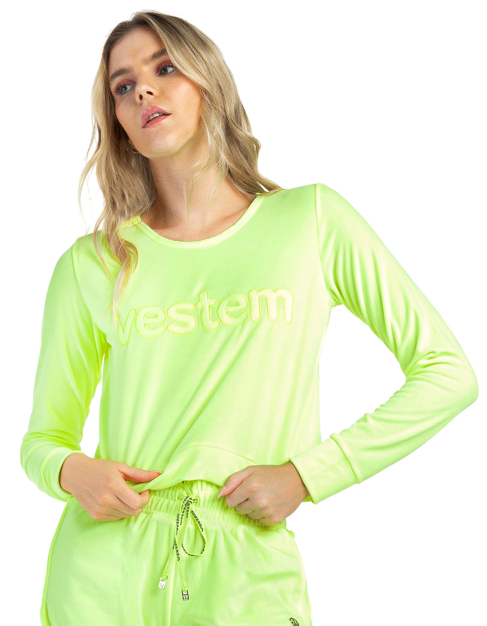 Vestem - Neon Yellow Washigton Long Sleeve Shirt - BML387.C0009