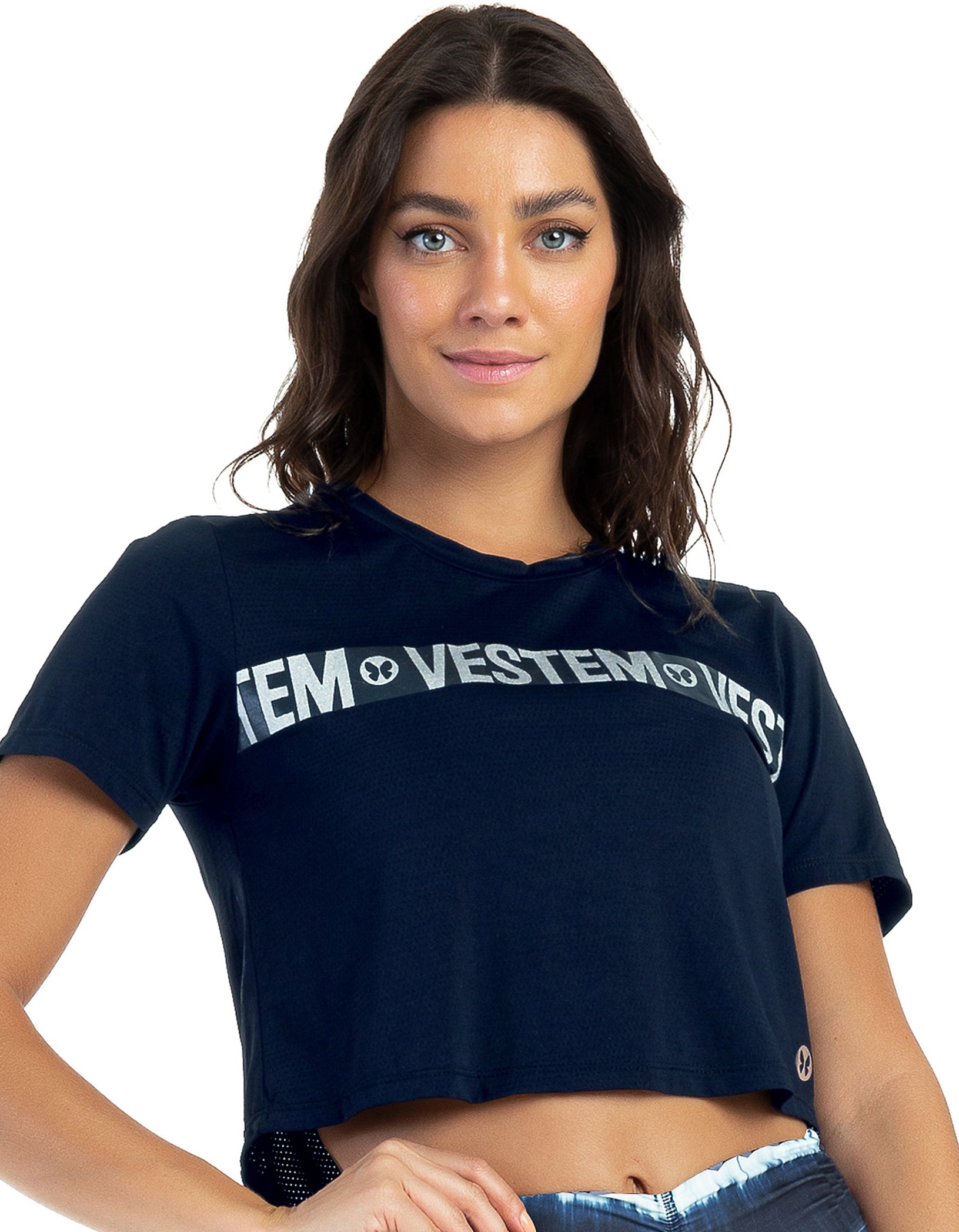 Vestem - Shirt Dry Fit Short Sleeve Oregon Navy Dark Blue - BMC502C0173