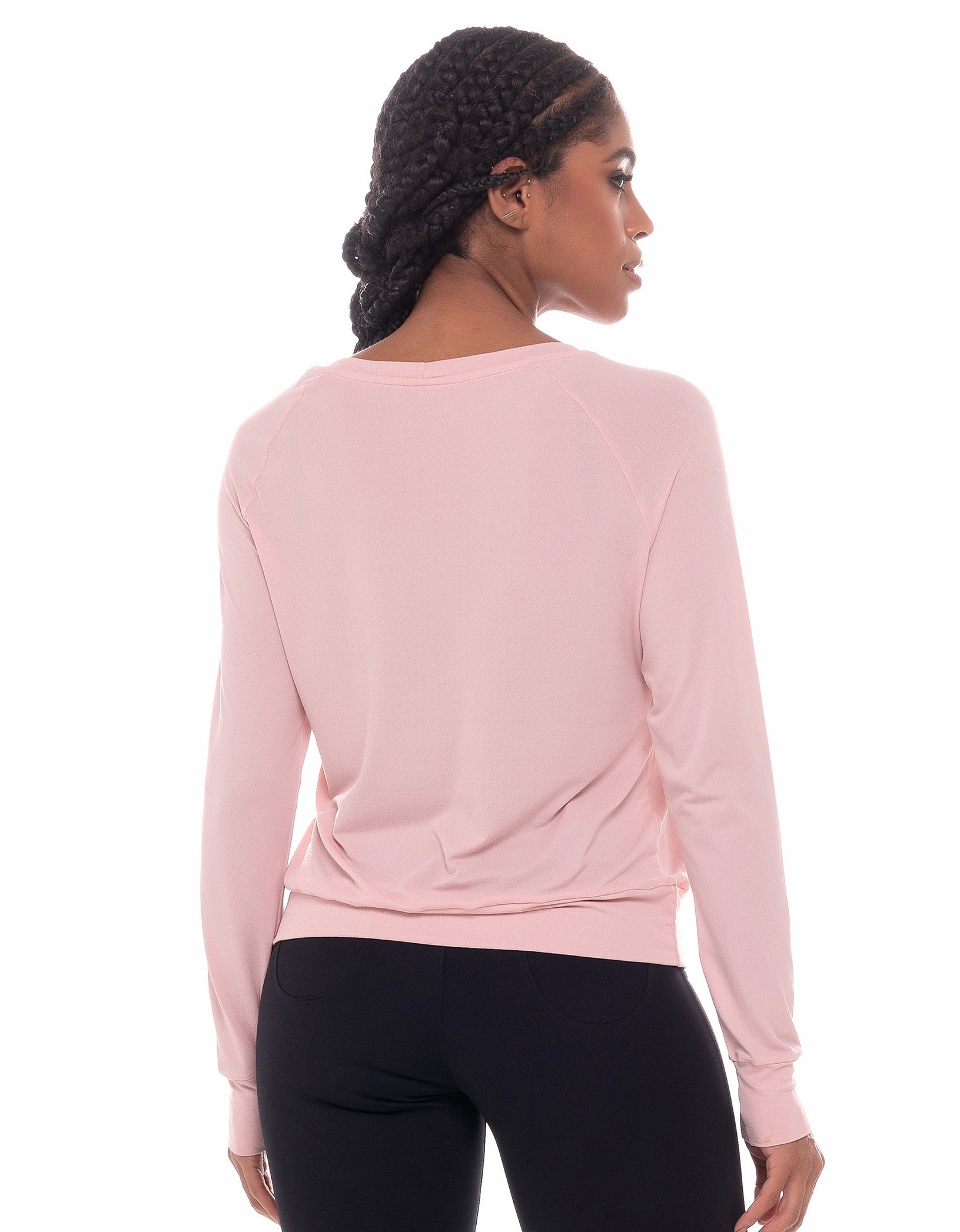 Vestem - Blusa Dry Fit Manga Longa Soul Rosa Romance - BML155.C0243