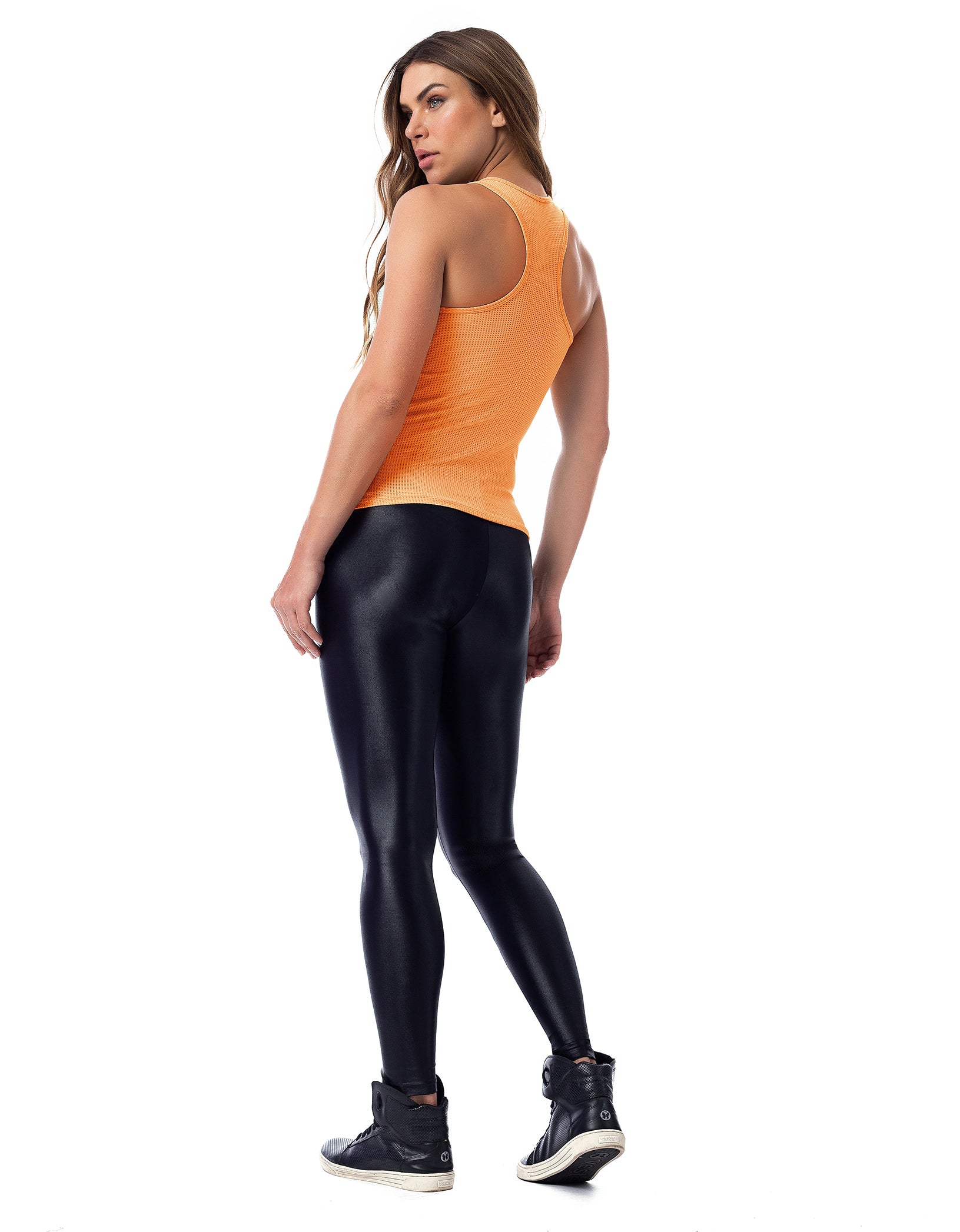 Vestem - Basic Mesh Tank Shirt Neon Orange - REG15.C0007