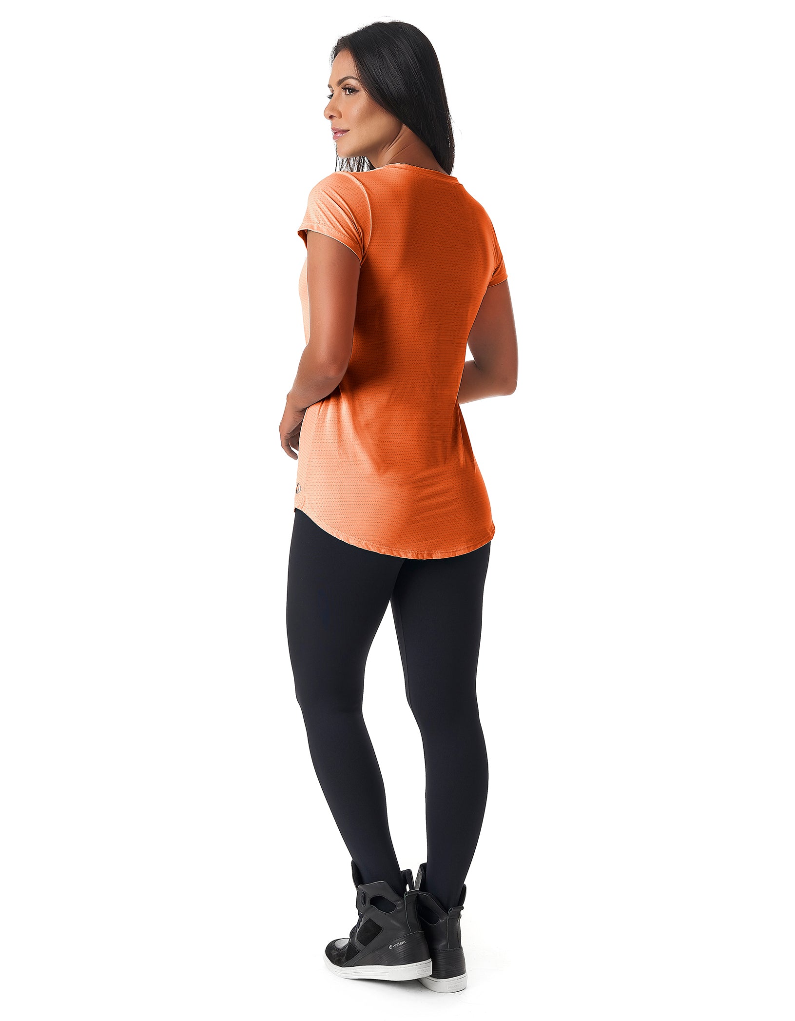 Vestem - Shirt Dry Fit Short Sleeve Janice Orange Neon - BMC31C0007