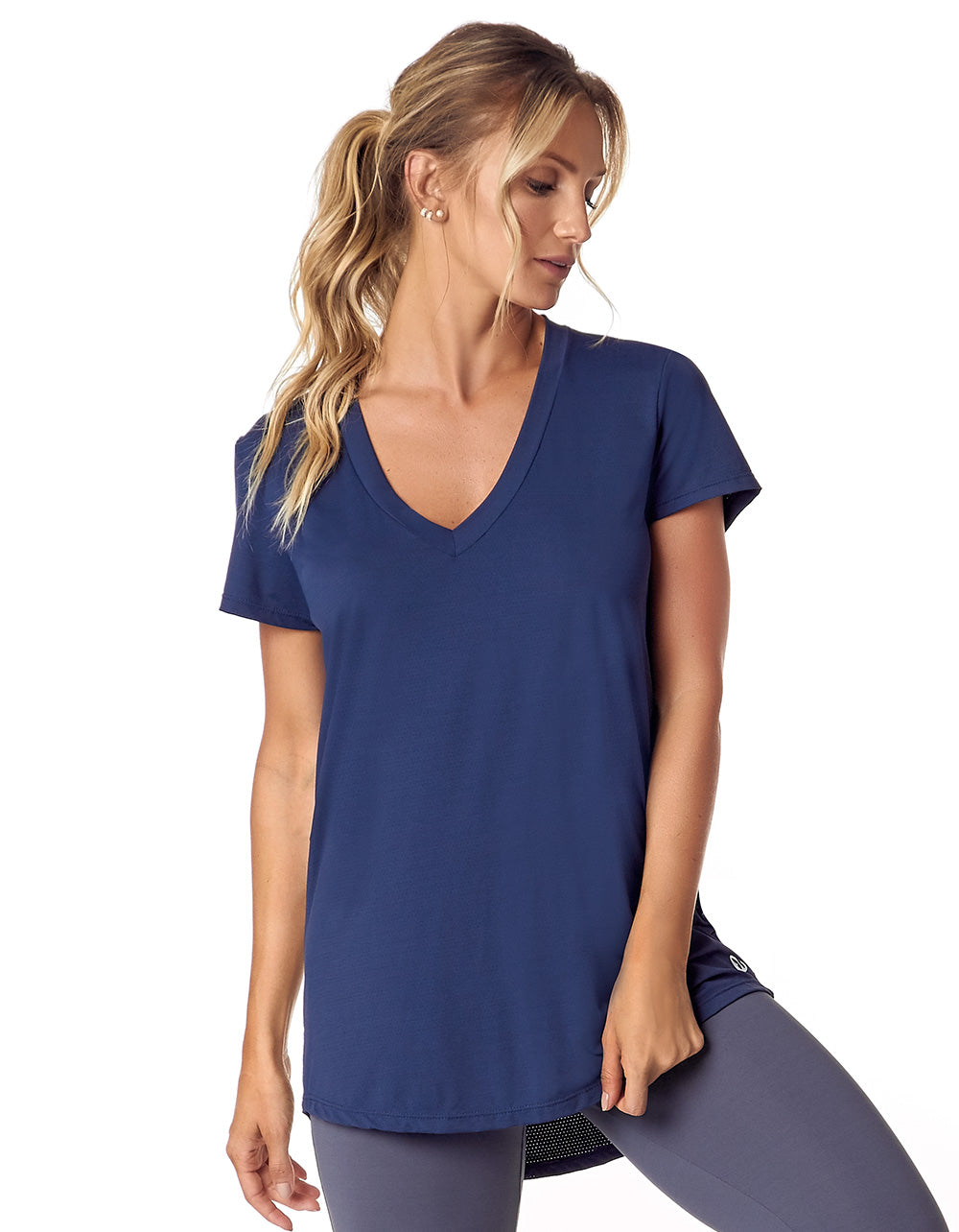Vestem - Shirt Short Sleeve Janice Az. navy blue - BMC31.C0028