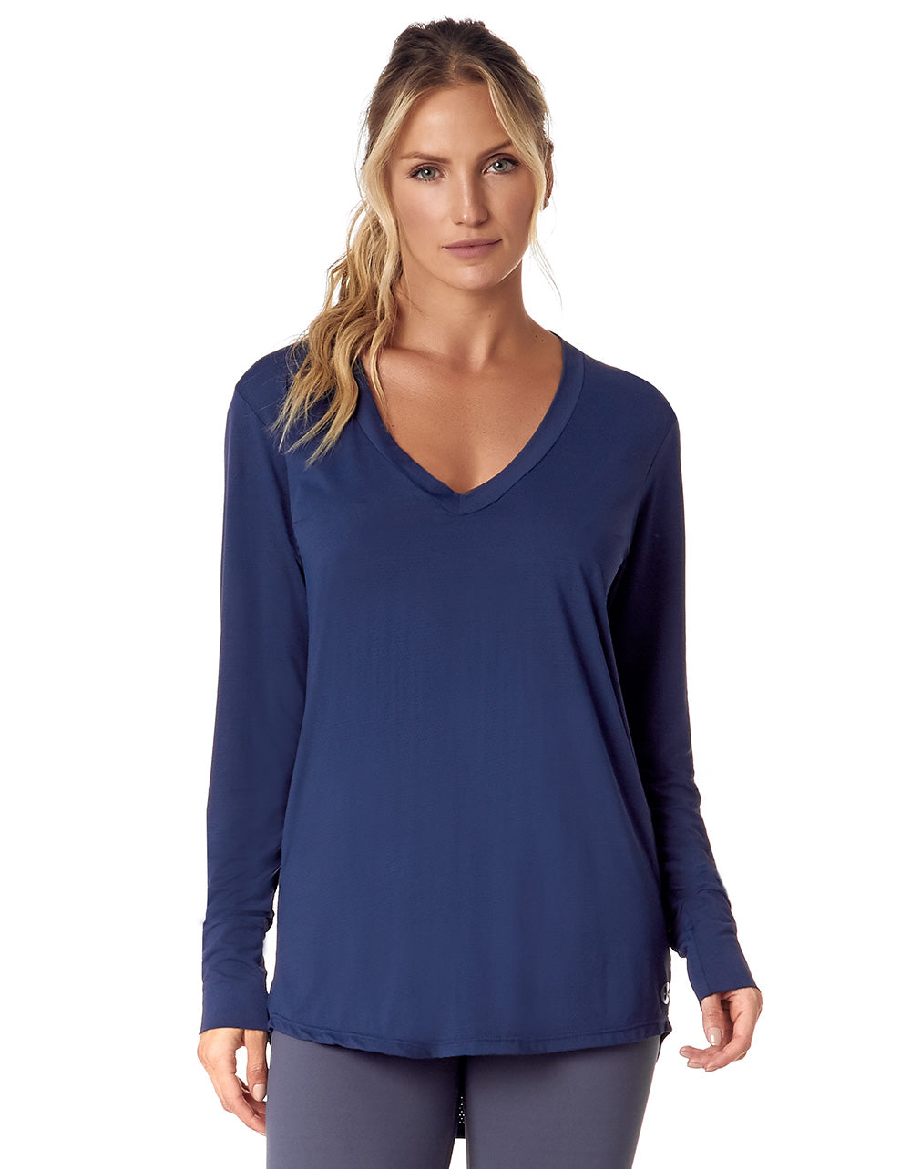 Vestem - Blusa Dry Fit Manga Longa Janice Azul Marinho - BML16.C0028