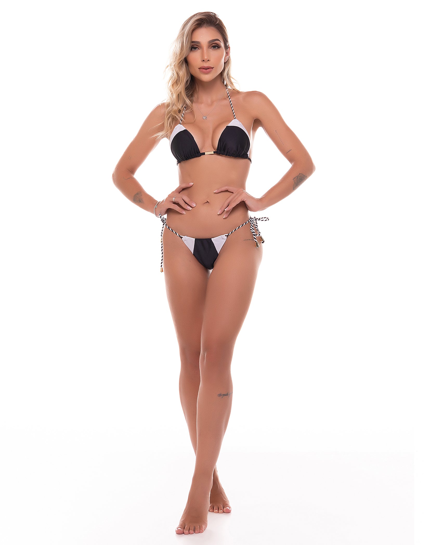 Vestem - Bicolor Bikini Black/white - BQ03.C0310