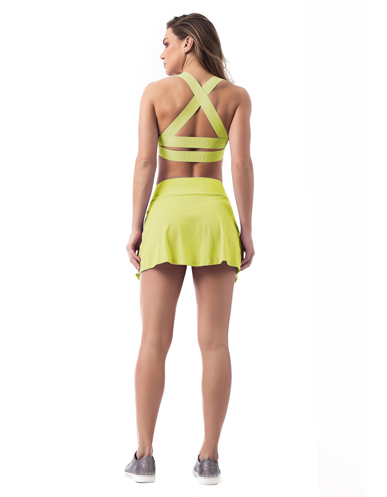 Vestem - Neon Yellow Camy Skirt - SA126.ESS.C0009