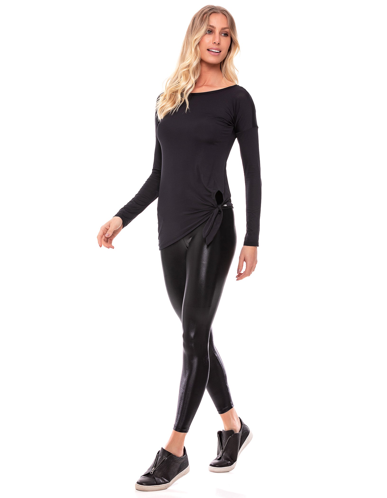 Vestem - Shirt Dry Fit Long Sleeve Jenny Black - BML289C0002