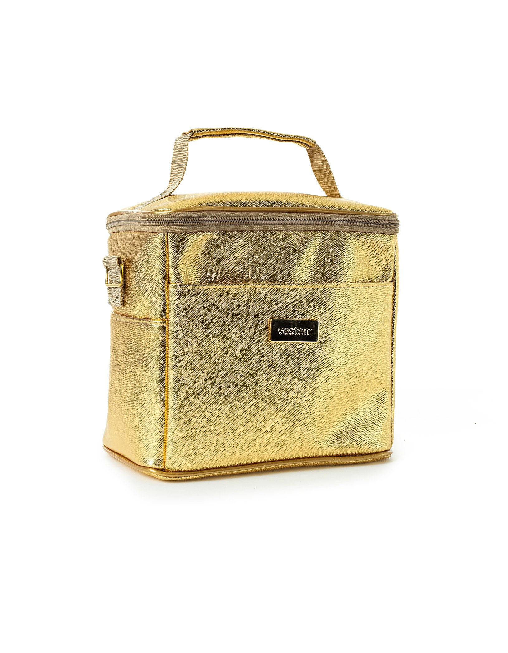 Vestem - Bolsa Térmica Signature Prada Ouro Dourado - BOL13C0268