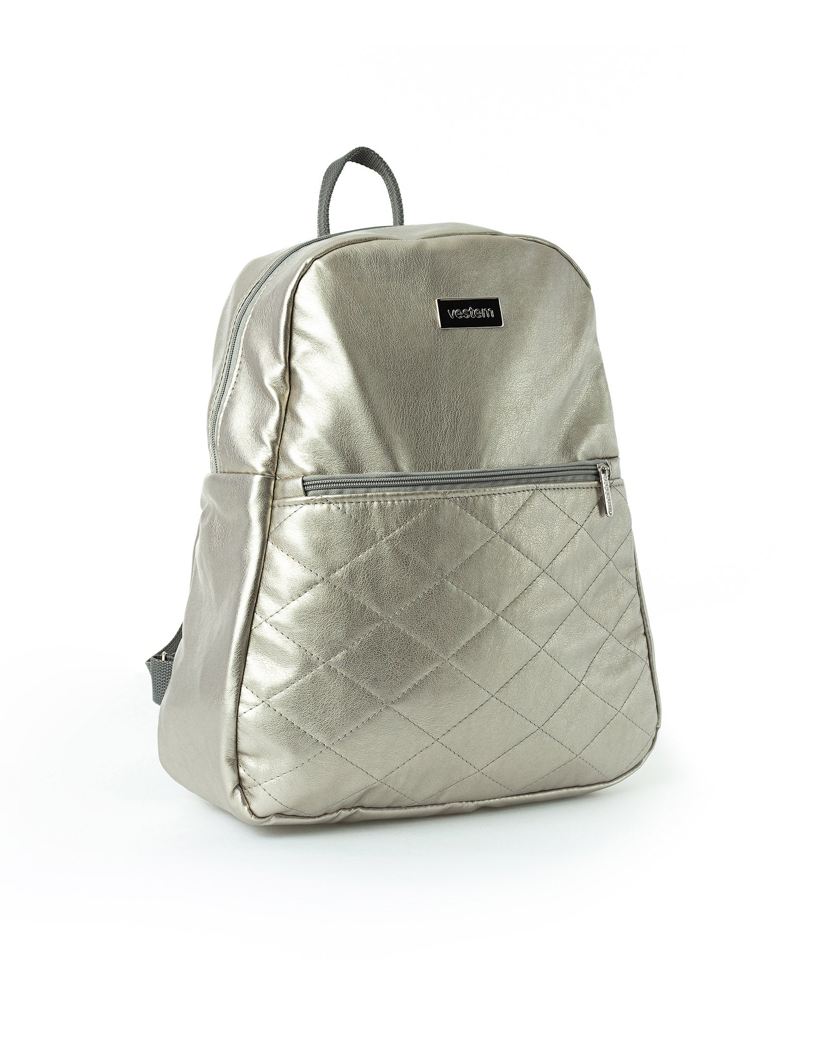 Vestem - Schoolbag Sapphire Silver Silver - MOC09.C0029