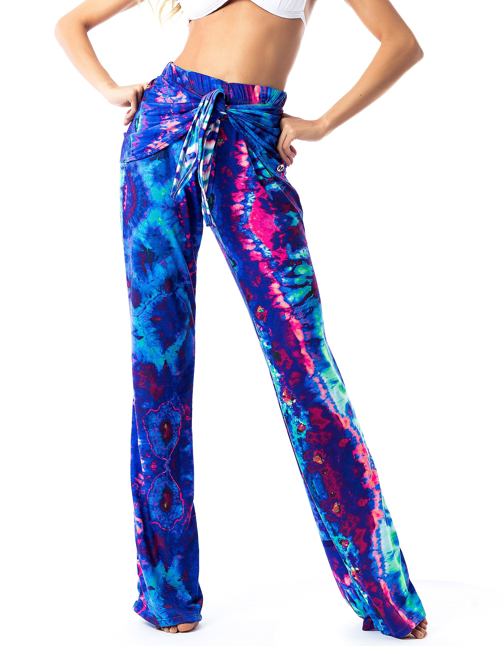 Vestem - Lorah Marau Blue Beach Cover-Up Pants - SP174002