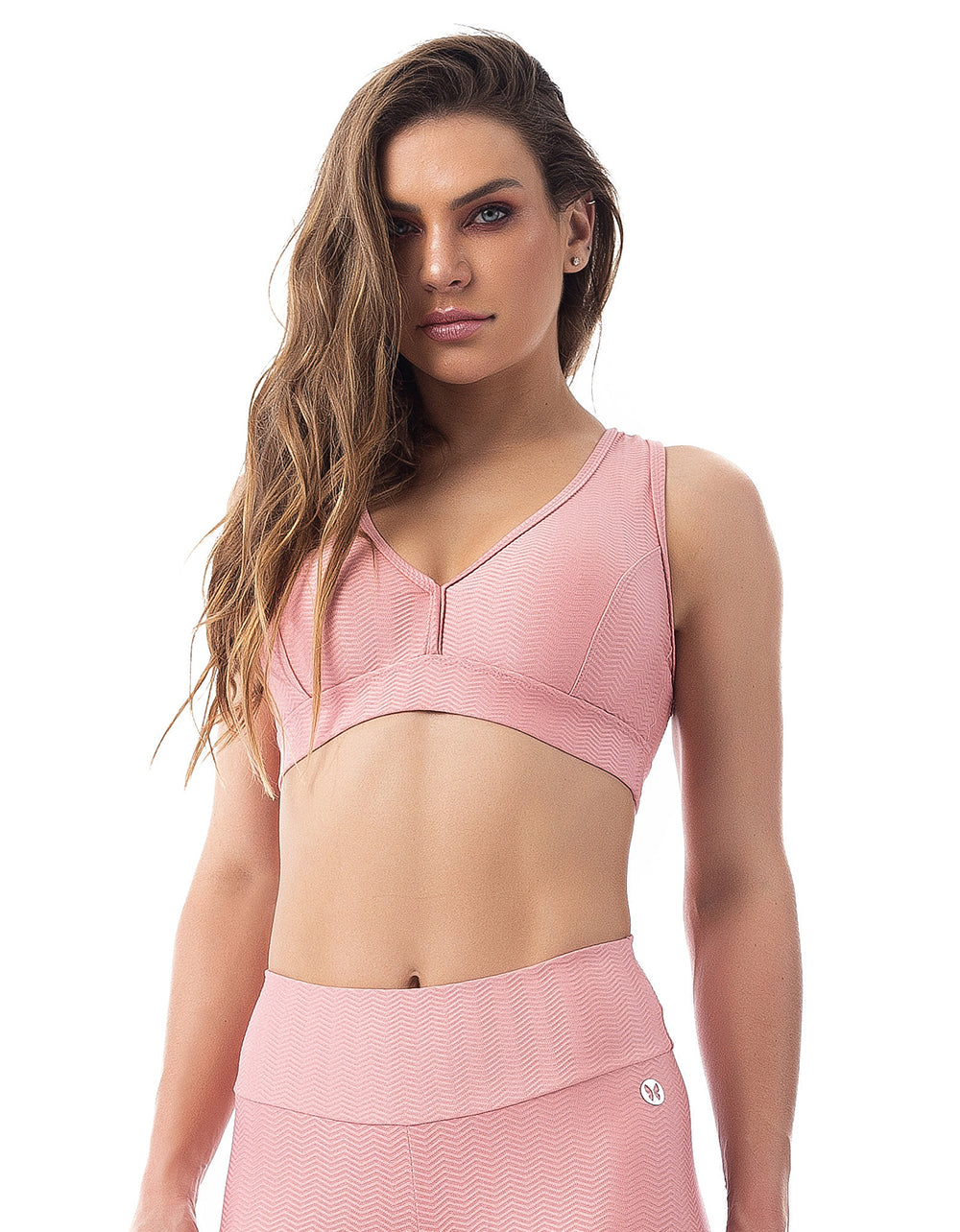 Vestem - Pink Romance Chrome Top - TOP549.C0005