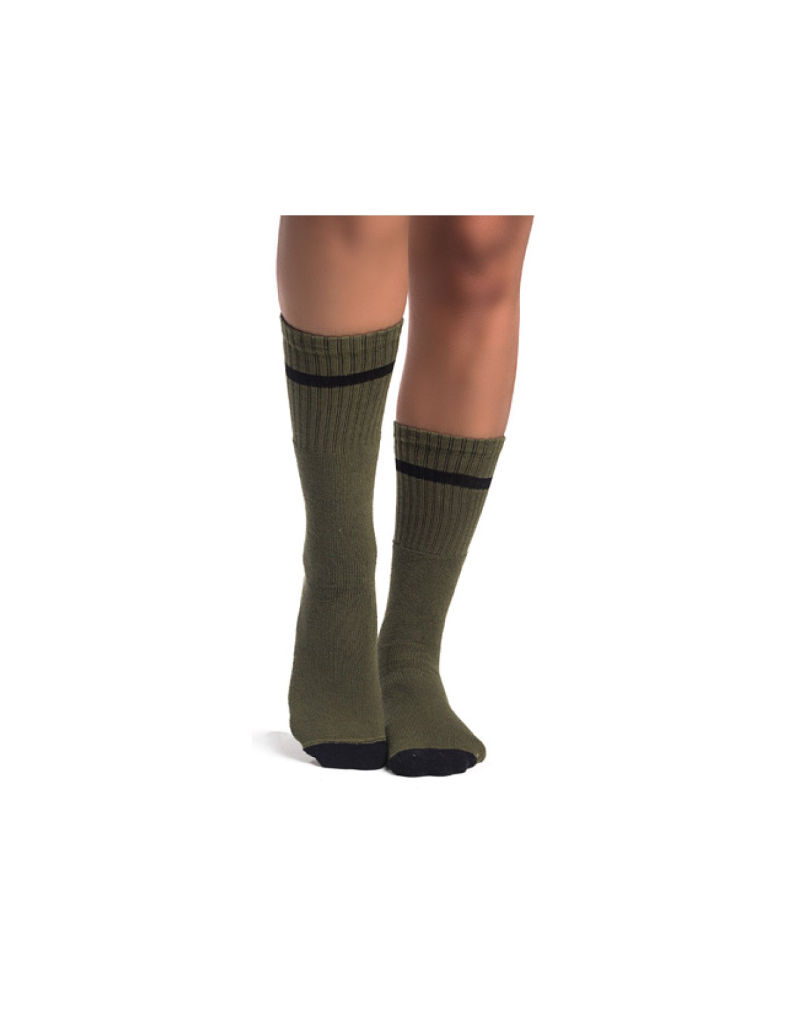 Vestem - Slay Girl Slay Long Top Socks Military Green - MEI09.C0150