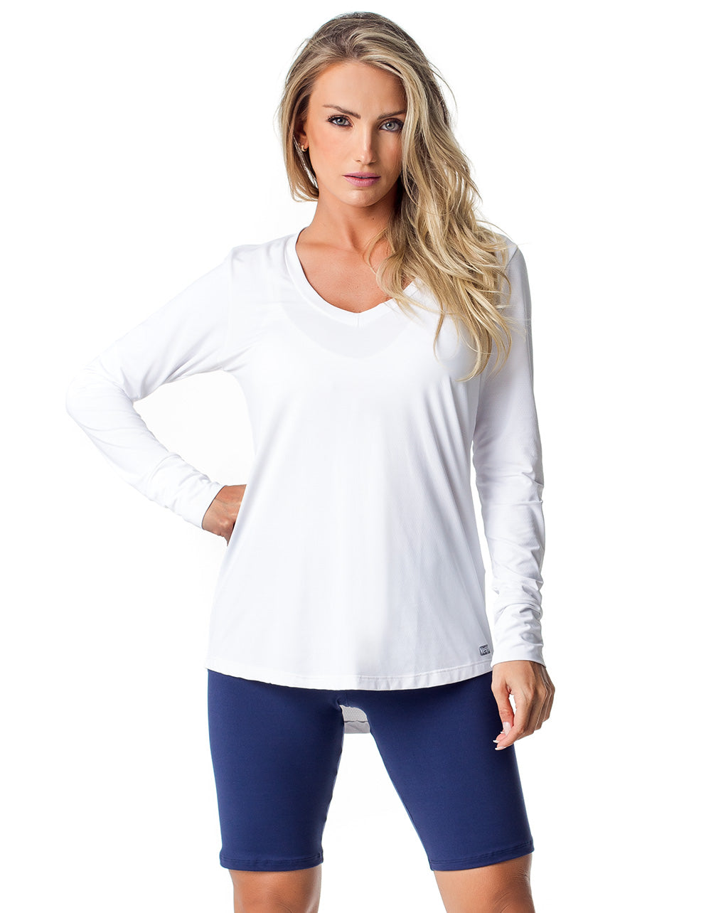 Vestem - Dry Fit Long Sleeve Shirt Janice White - BML16C0001