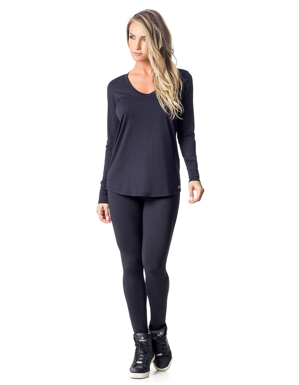 Vestem - Dry Fit Long Sleeve Shirt Janice Black - BML16.C0002