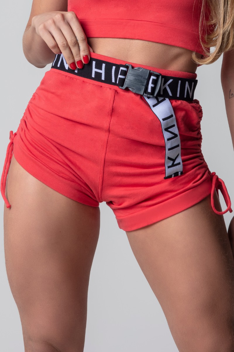 Hipkini - Red Blouse Blogger Fitness Shorts - 3339734