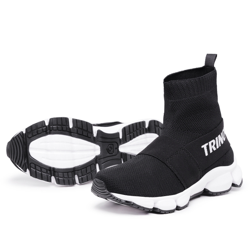 Trincks Calçados - Tennis Socks Unisex Knit Black - 