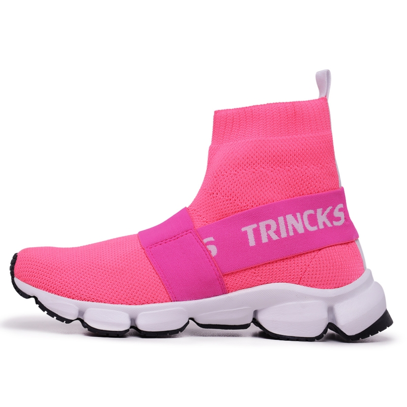 Trincks Calçados - Tennis Socks Unisex Knit Pink - 