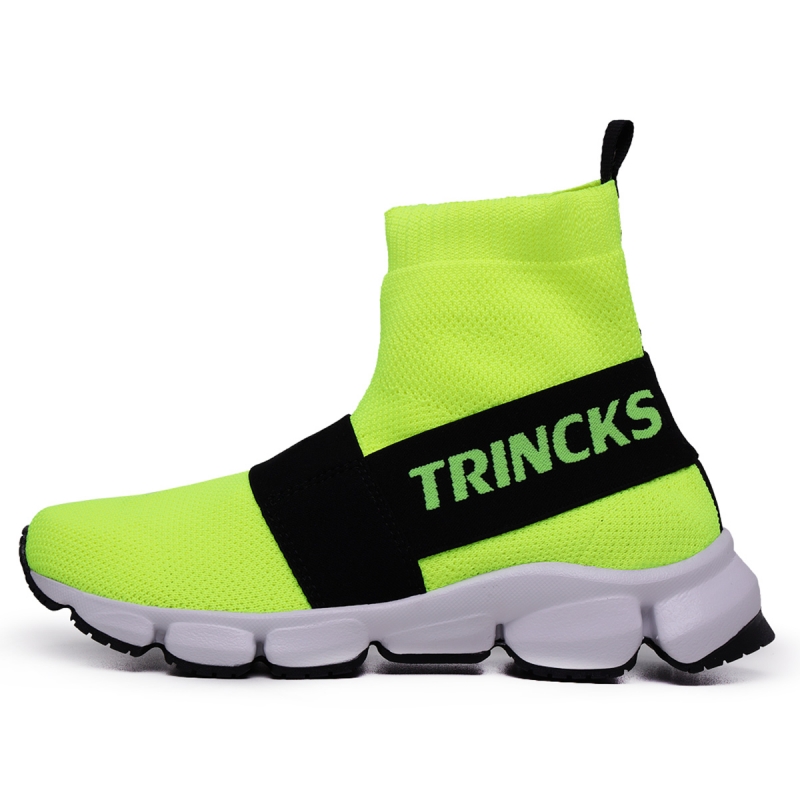 Trincks Calçados - Tênis Meia Unissex Knit Limão - 