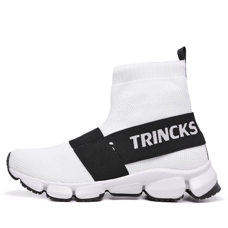 Trincks Calçados - Tennis Socks Unisex Knit White - 