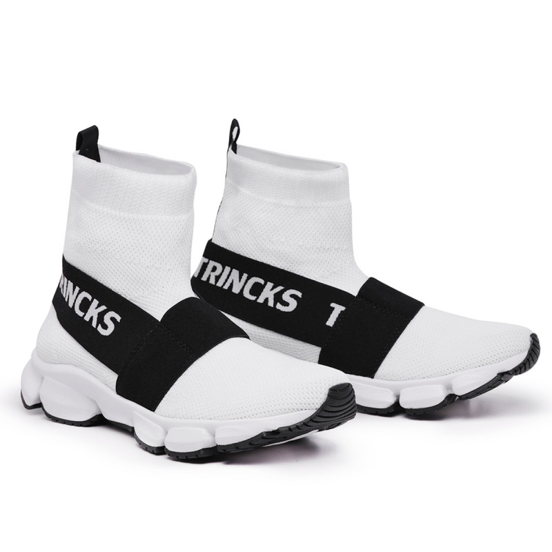 Trincks Calçados - Tennis Socks Unisex Knit White - 