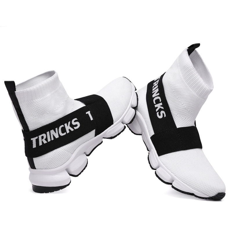 Trincks Calçados - Tennis Socks Unisex Knit White - 