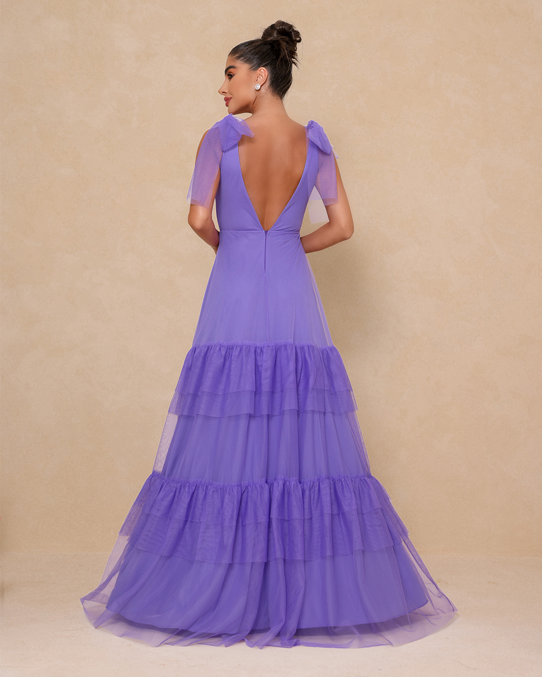 Dot Clothing - Dress Dot Clothing Long Tulle Lavender - 1827LAVA