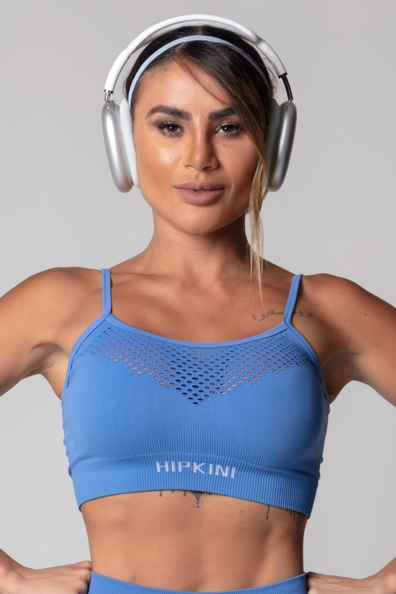 Hipkini - Top SportsWear Azul com Recortes - 3339765