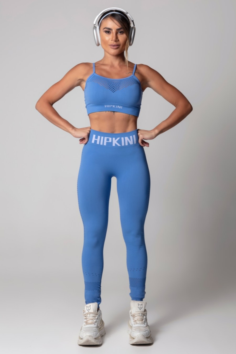 Hipkini - Top SportsWear Azul com Recortes - 3339765