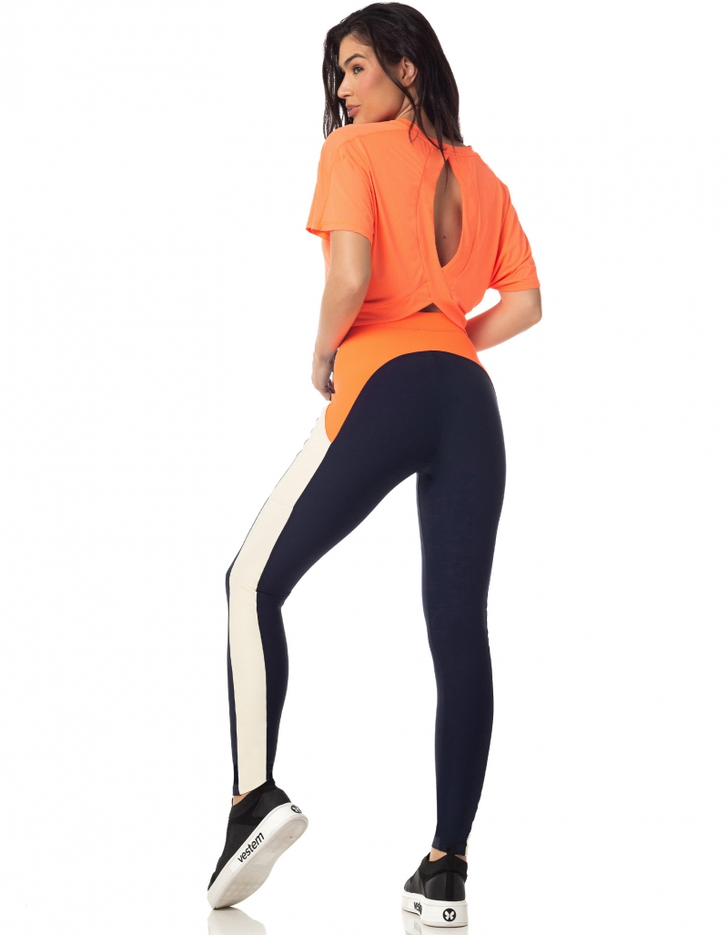 Vestem - Shirt Dry Fit Short Sleeve Alexandrite Neon Orange - BMC617.I23.C0007