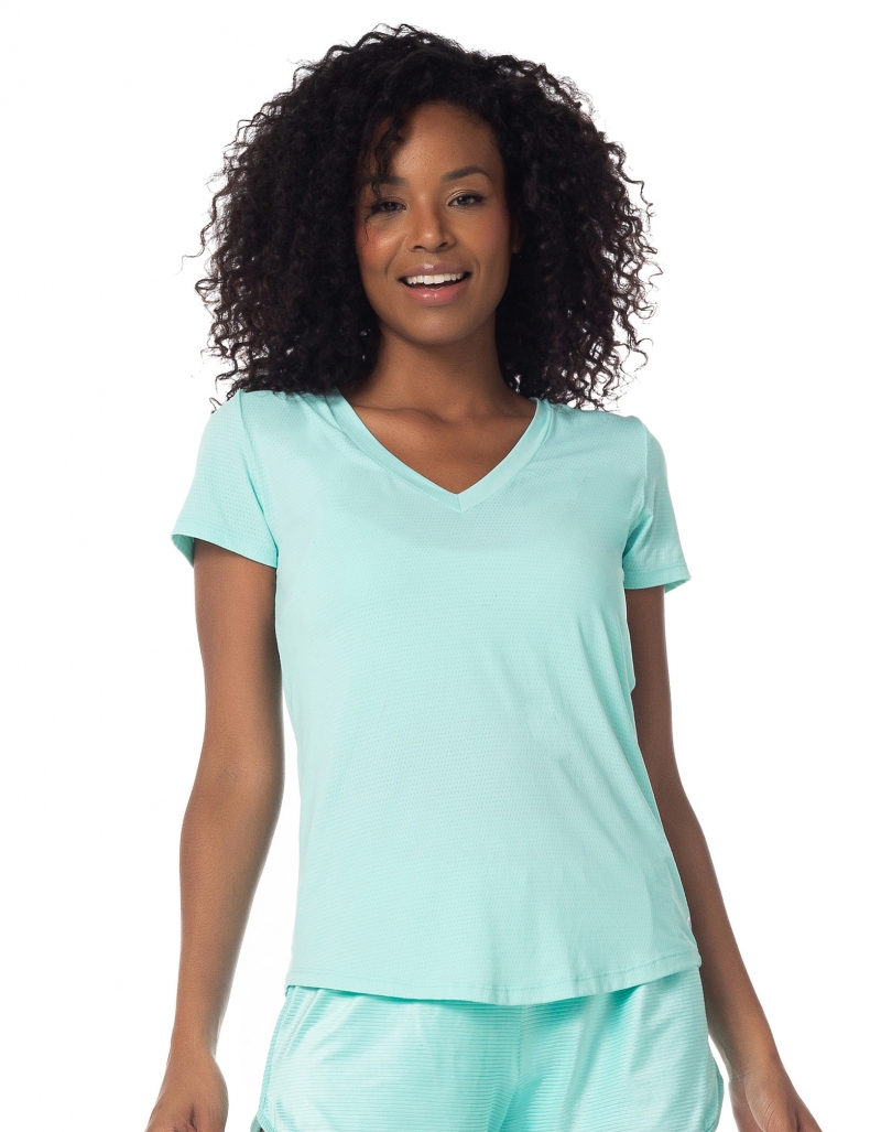 Vestem - Blusa Manga Curta Dry Fit Topazio London Verde Frais - BMC621.I23.C0248