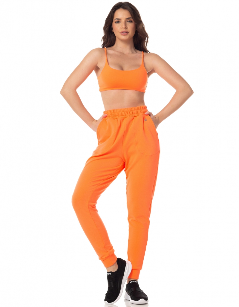 Vestem - Calça Jogger Laranja Neon - CAL142.I23.C0007