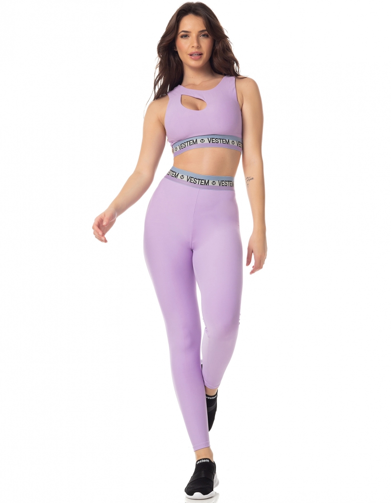 Vestem - Legging Fuso Fluorita Lilas - FS1257.I23.C0023