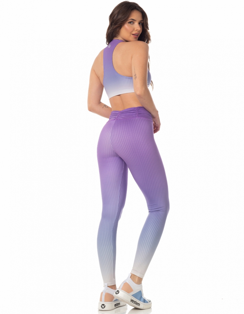 Vestem - Leggingss legging Cos Frufru Sports braazio Text. Off and Drizzle and Harmony - FS751.I23.E1156