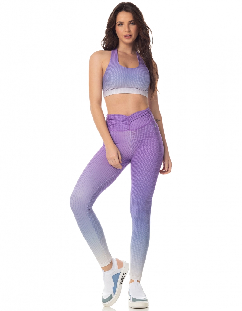 Vestem - Leggingss legging Cos Frufru Sports braazio Text. Off and Drizzle and Harmony - FS751.I23.E1156