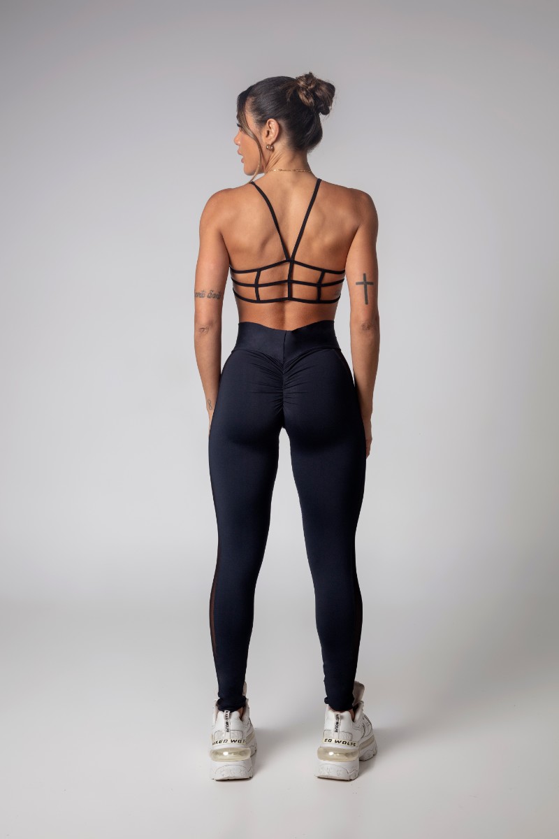 Hipkini - Legging Gym Girl Lilás com Tule - 3339812