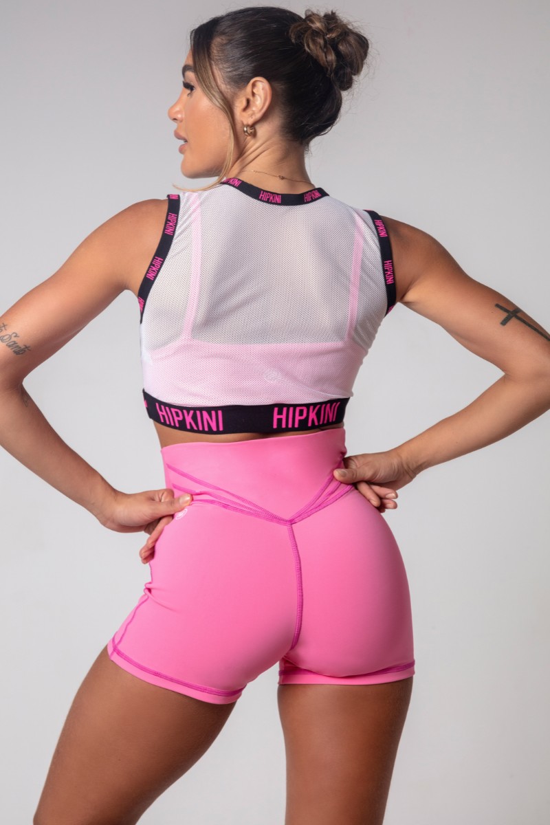 Hipkini - Blusa Gym Girl Branca em Tela - 3339820