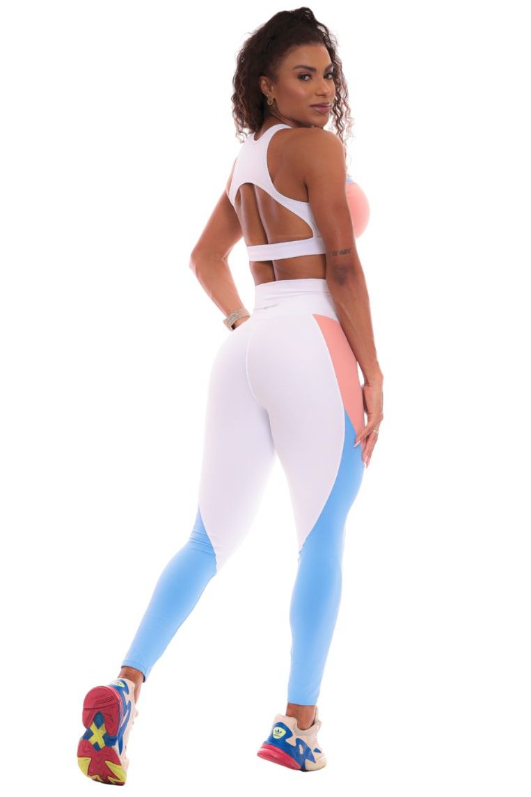 Garotafit - Conjunto Angola Branco - FCS274BG