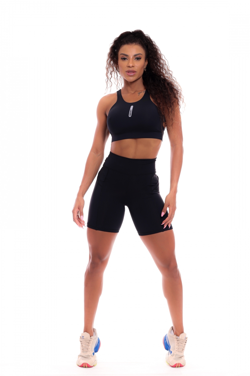 Garotafit - Conjunto Pionguiangue Preto - FCS278AM