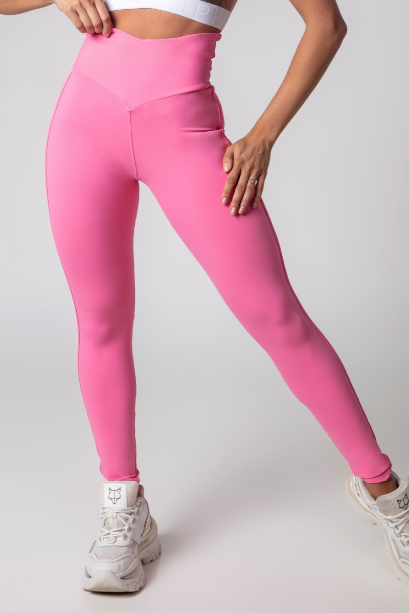 Hipkini - Legging Gym Girl Rosa com Recortes - 3339817